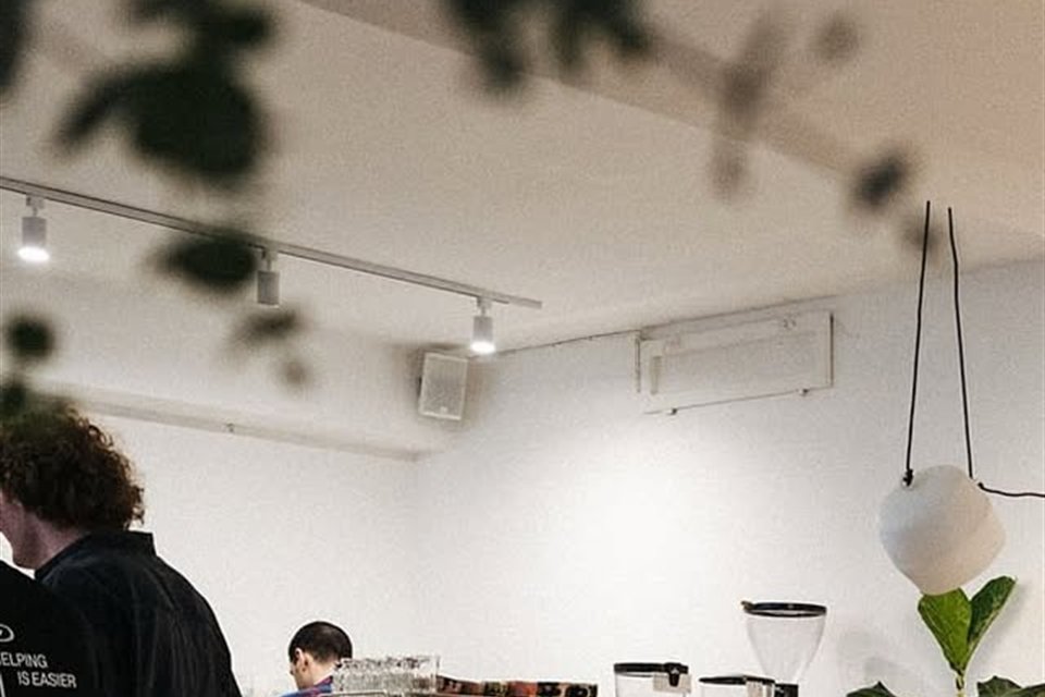 Coffee bar inside FUKA