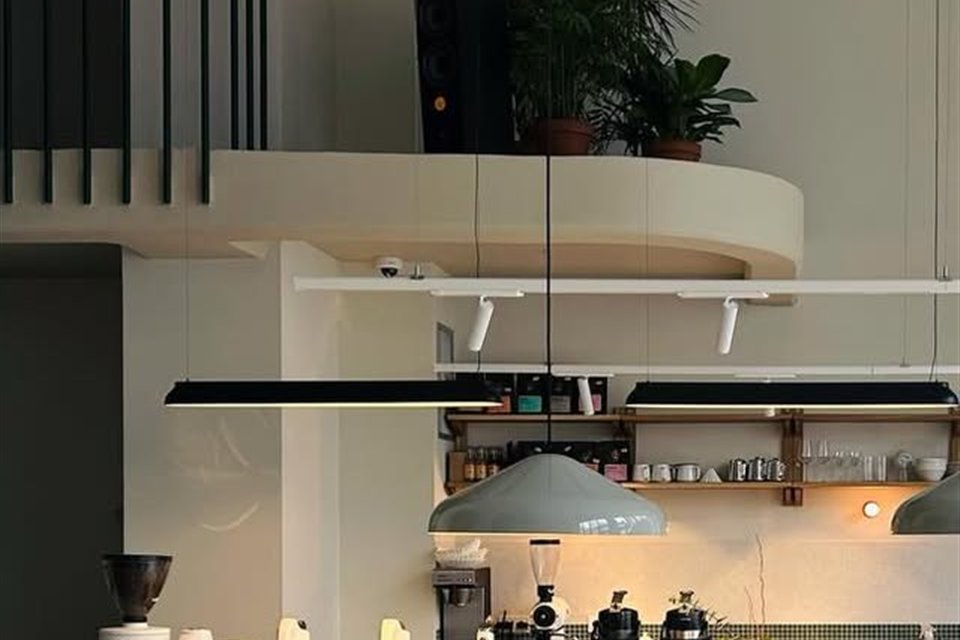 Coffee counter inside June