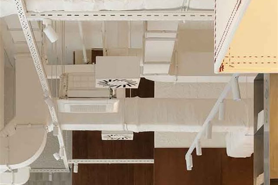 Bright interior at SLOJ bakery